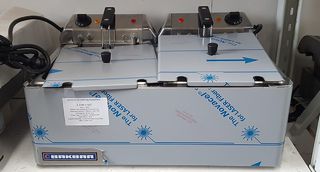 Bakbar Twin Tank Deep Fryer 2 x 15amp - Item 7945