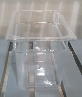 Polycarbonate Clear GN 1/4 - 150mm - Item JD-P1415