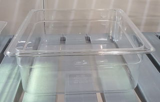 Polycarbonate Clear GN 1/2 - 100mm - Item JD-P1210