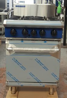 Blue Seal 4 Burner with Static Oven - Item 7875