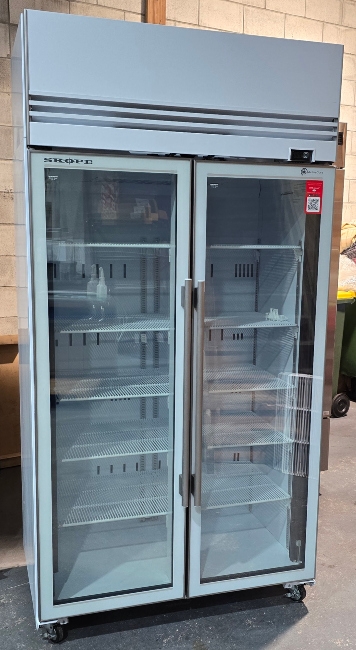 Skope Vertical Glass Door Freezer - Used - 10amp - $4450 + GST