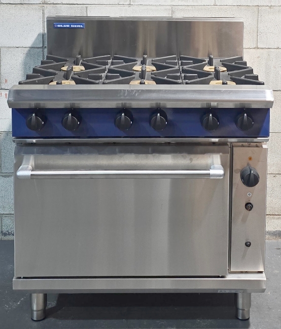 Blue Seal 6 Burner Range with Gas Convection Oven - Ex-Showroom - Nat Gas - $8995 + GST