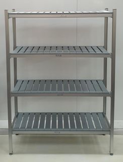 CCE Aluminum Shelving 4 Tier 775mm x 450 x 2000 - $546.48 + GST